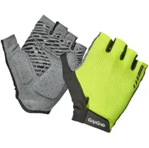 Handskar GripGrab Expert RC Max Padded Short Finger Summer Gloves Hi-Vis Gul